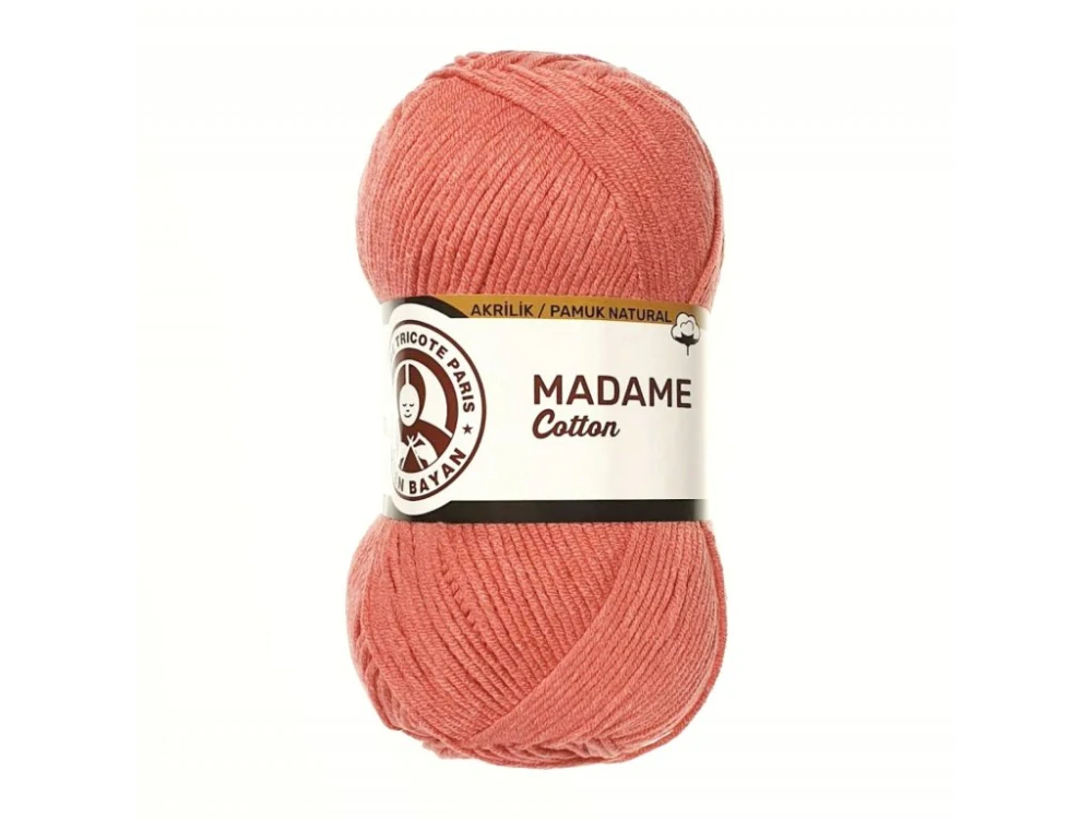 Příze Madame Cotton / 008 - růžovočervená