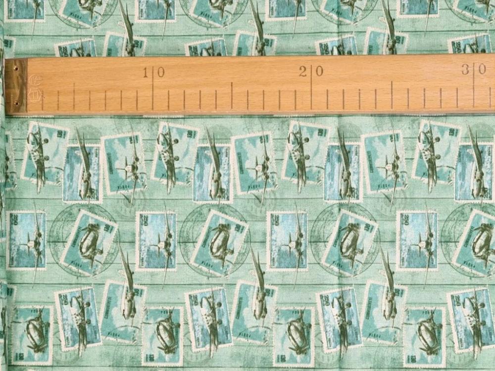 Bavlněné plátno - Letadla