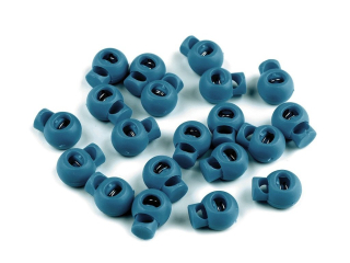 Brzdička kulatá 15x19 mm - petrolejová