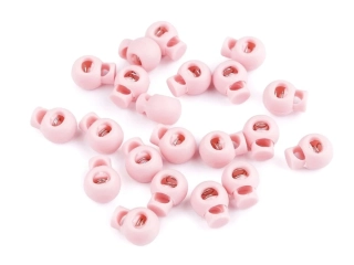 Brzdička kulatá 15x19 mm - růžová světlá