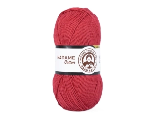 Příze Madame Cotton / 009 - červená tmavá