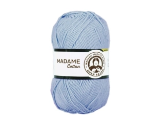 Příze Madame Cotton / 013 - modrá pomněnková