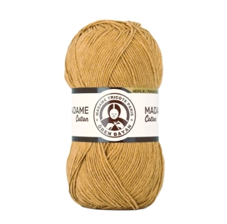 Příze Madame Cotton / 036 - hořčicová