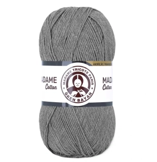 Příze Madame Cotton / 051 - tmavě šedá