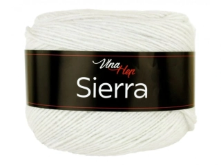 Příze Sierra / 6002 - šedobílá