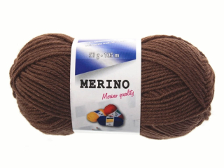 Příze Merino / 14735 - hnědá