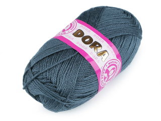 Pletací příze Dora / 018 - šedomodrá