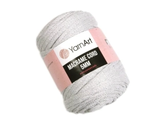 Šňůra Macrame Cord 5 mm / 756 - světle šedá
