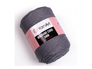 Šňůra Macrame Cord 5 mm / 774 - šedá