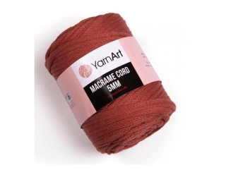 Šňůra Macrame Cord 5 mm / 785 - cihlově červená