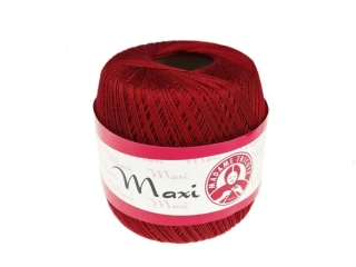 Háčkovací příze Maxi / 5522 - vínová