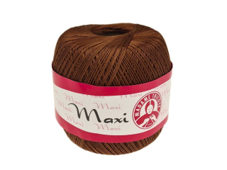 Háčkovací příze Maxi / 5541 - hnědá čokoládová
