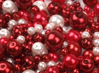 Voskované perly 4-12 mm kulička (50 g) - mix